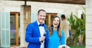 Kristin und Bräutigam auf Mallorcahochzeit