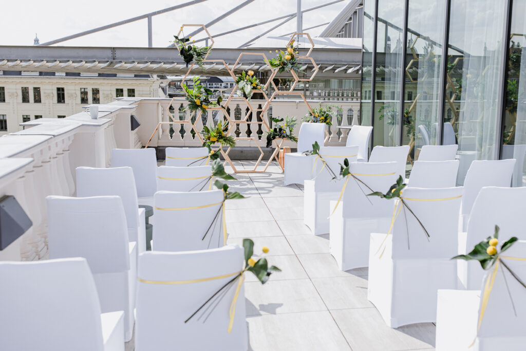 urbane Hochzeit Zeremonie