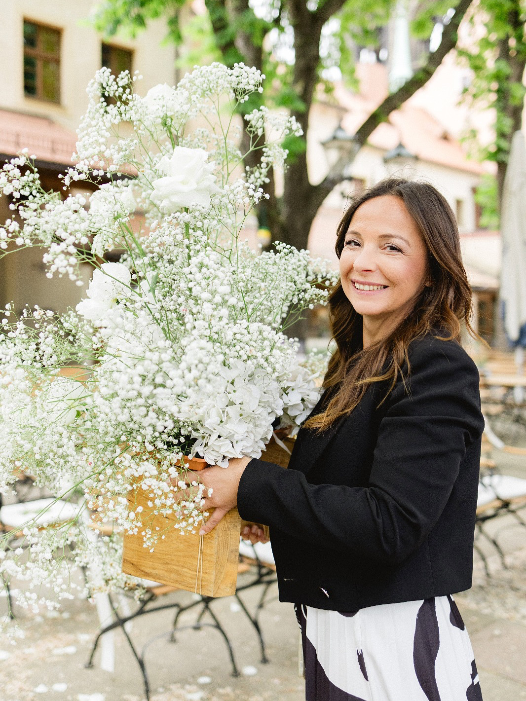 Hochzeitsplanerin Kristin Dorst als Day of Coordinatorin beim Dekorationsumbau